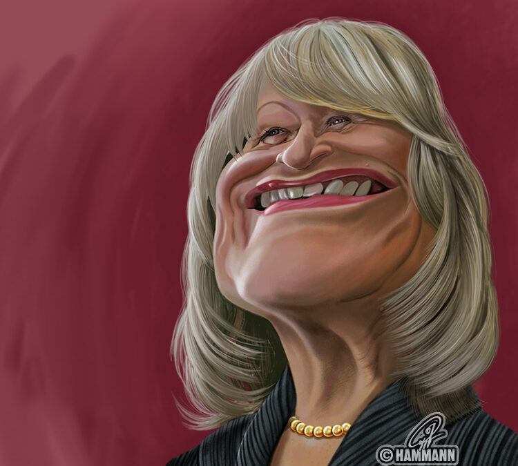 Karikatur Alice Schwarzer