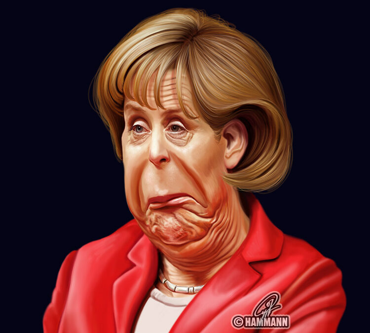 Karikatur Angela Merkel 03