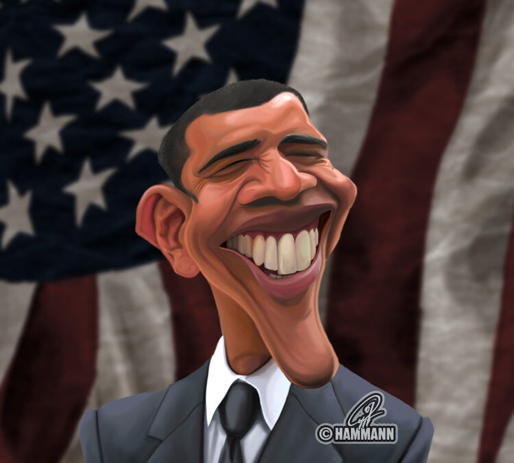Karikatur Barack Obama