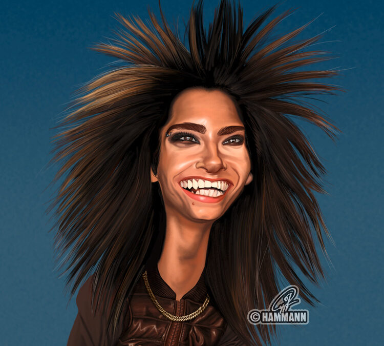 Karikaur Bill Kaulitz