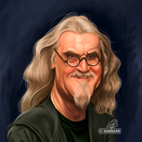 Karikatur Billy Connolly