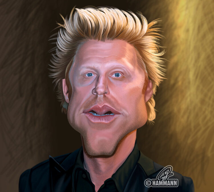 Karikatur Boris Becker