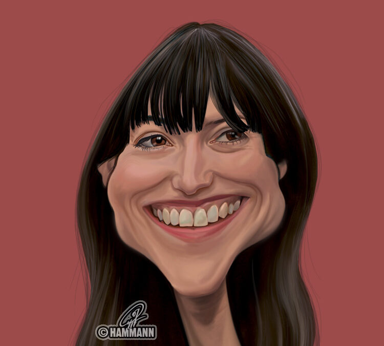 Karikatur Charlotte Roche
