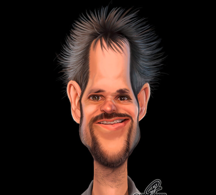 Karikatur Christoph Schlingensief