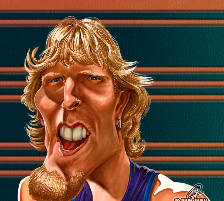 Karikatur Dirk Nowitzki