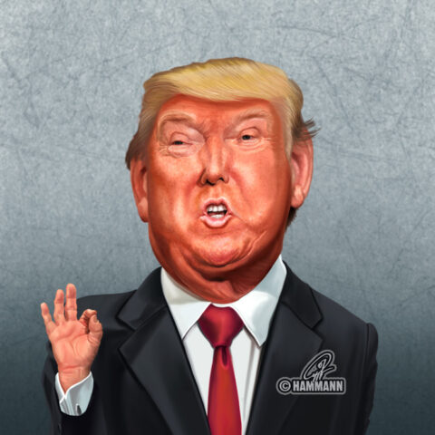Karikatur Donald Trump 02