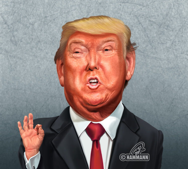 Karikatur Donald Trump 02