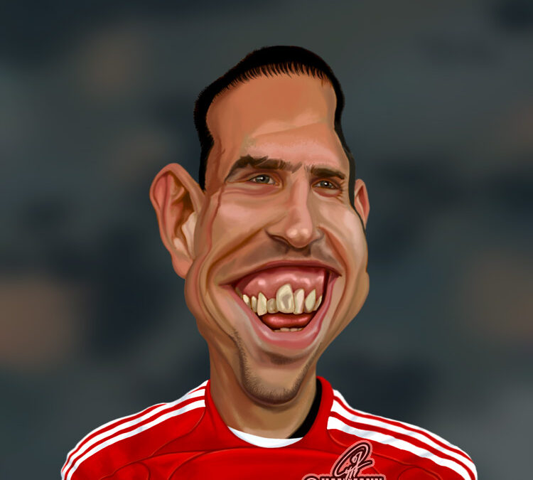 Karikatur Franck Ribéry