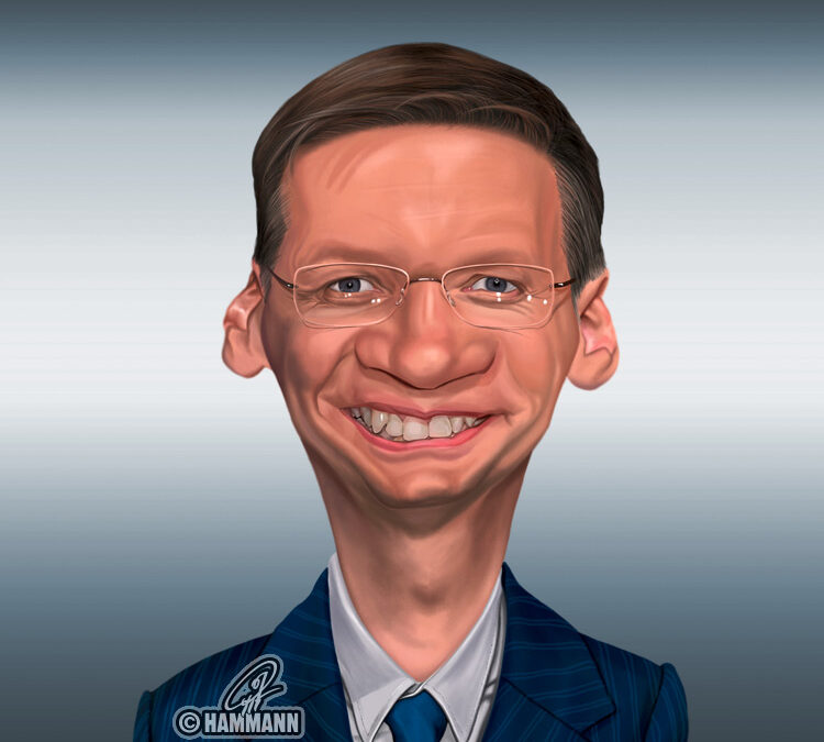 Karikatur Günther Jauch