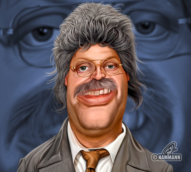 Karikatur Hape Kerkeling