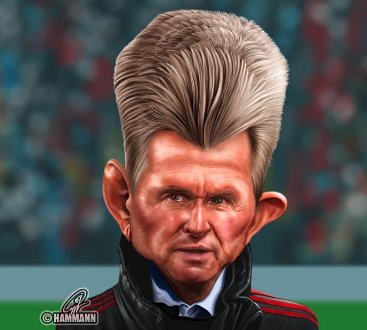 Karikatur Jupp Heynckes