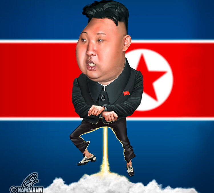 Karikatur Kim Jong-un