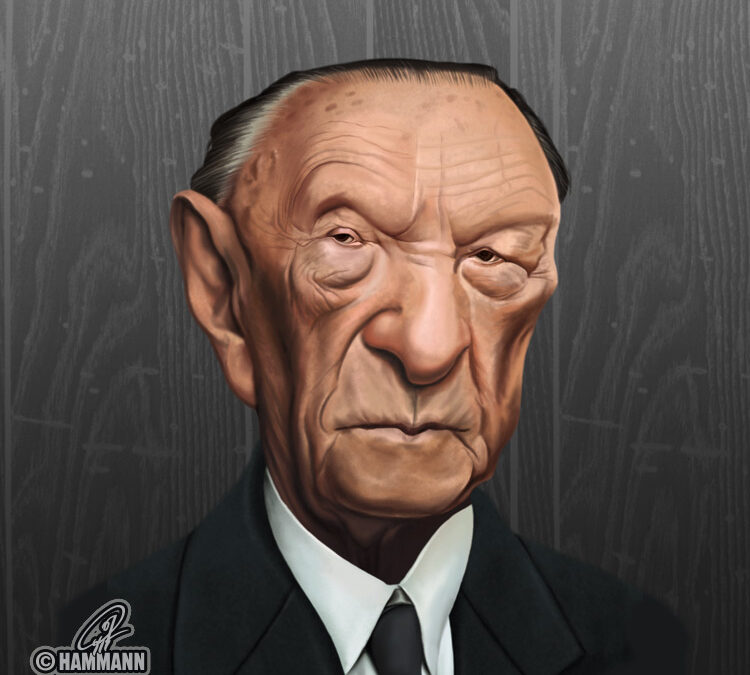Karikatur Konrad Adenauer