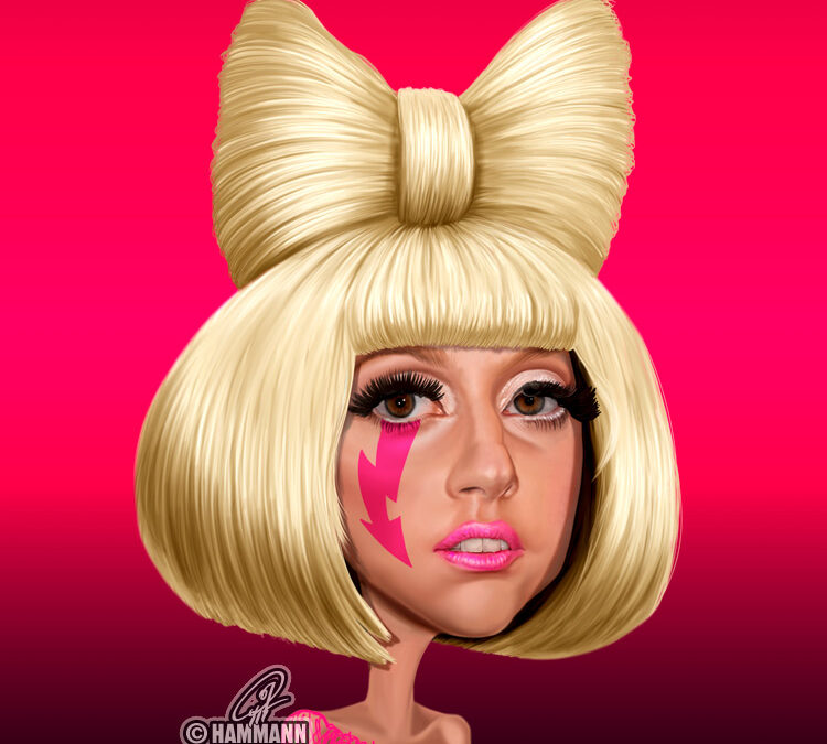 Karikatur Lady Gaga 02