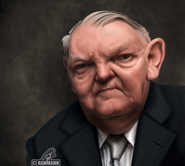 Karikatur Ludwig Erhard