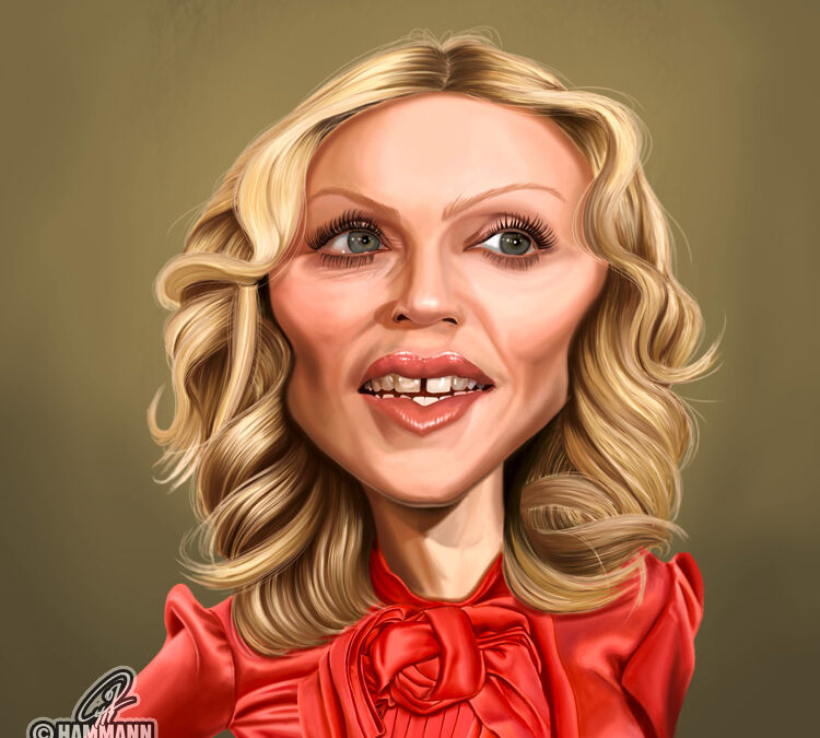 Karikatur Madonna