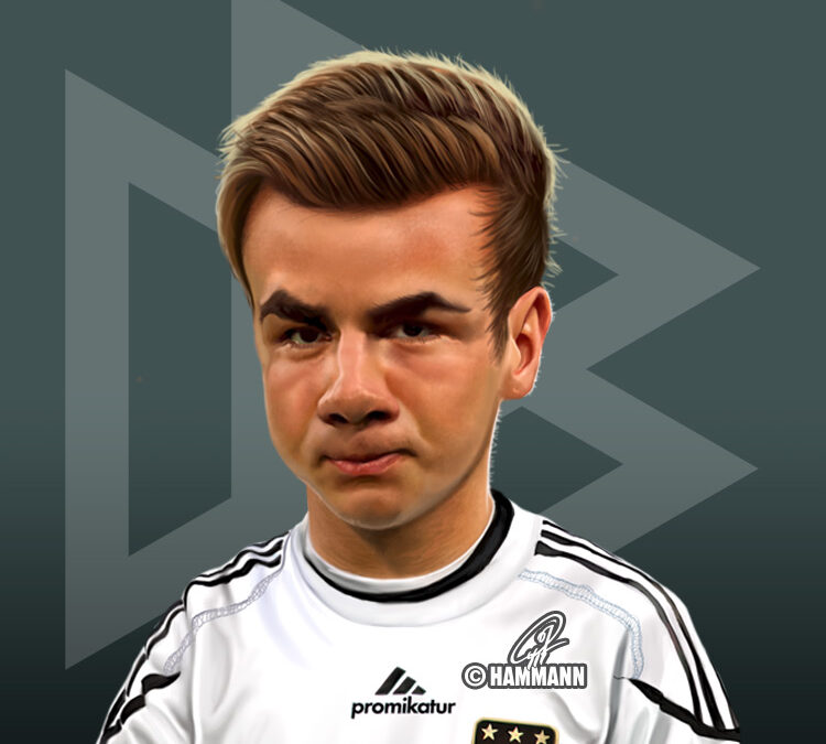 Karikatur Mario Götze