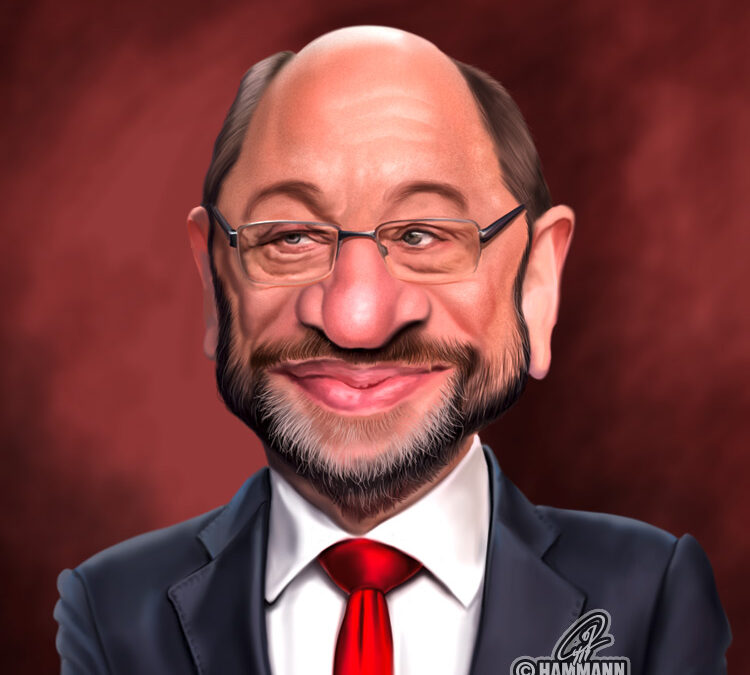 Karikatur Martin Schulz