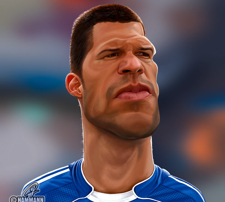 Karikatur Michael Ballack 02