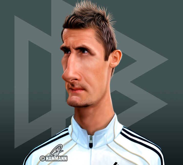 Karikatur Miroslav Klose 02