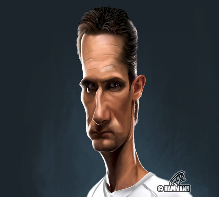 Karikatur Miroslav Klose 01