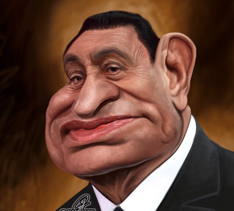 Karikatur Muhammad Husni Mubarak