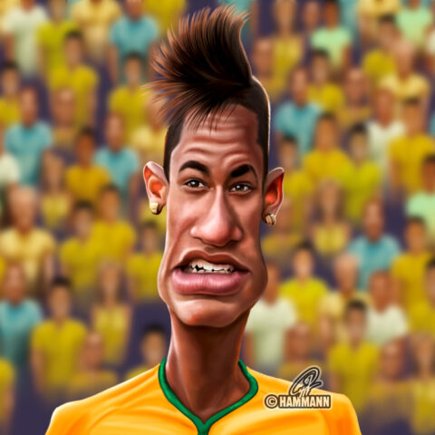 Karikatur Neymar