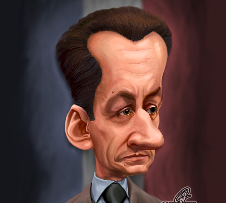 Karikatur Nicolas Sarkozy