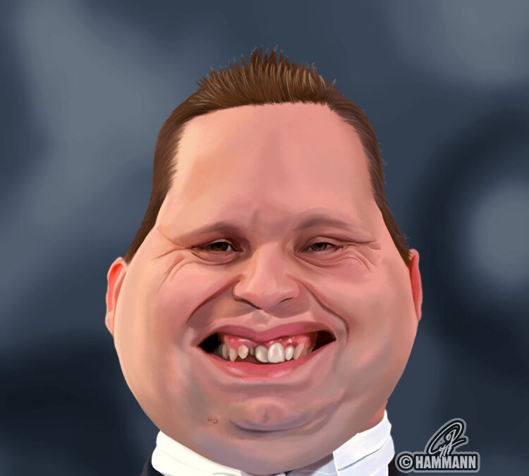 Karikatur Paul Potts