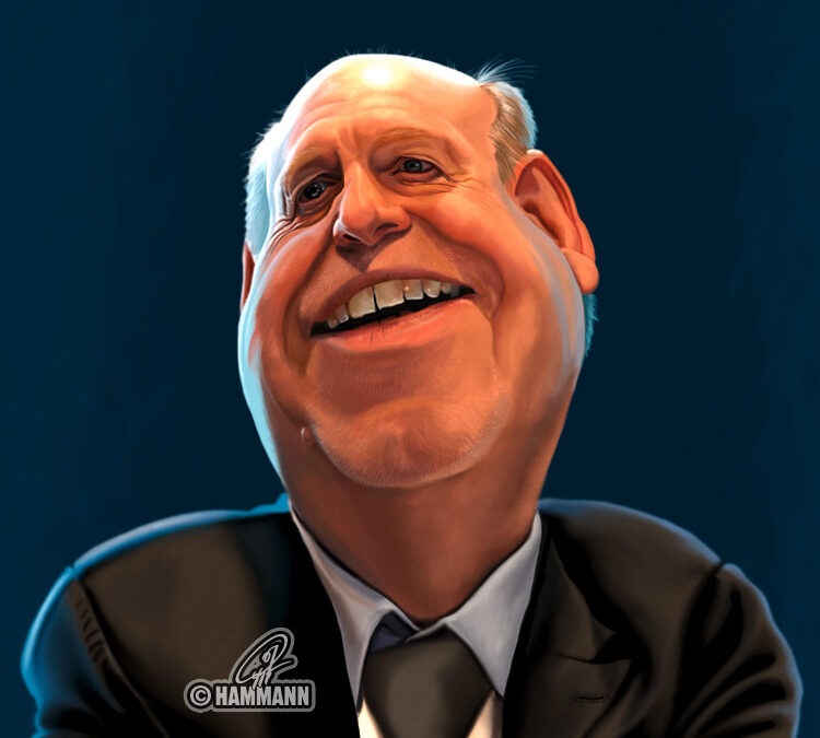 Karikatur Reiner Calmund