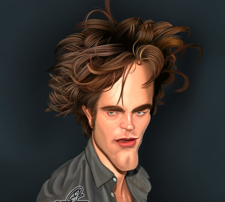 Karikatur Robert Pattinson