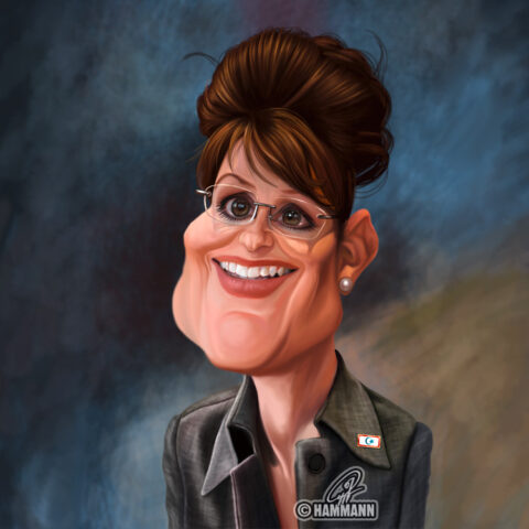 Karikatur Sarah Palin
