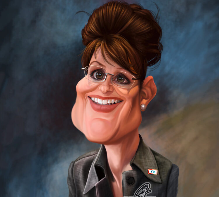 Karikatur Sarah Palin