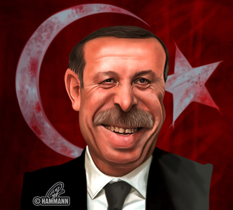 Karikatur Recep Tayyip Erdoğan