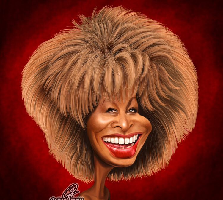 Karikatur Tina Turner 02