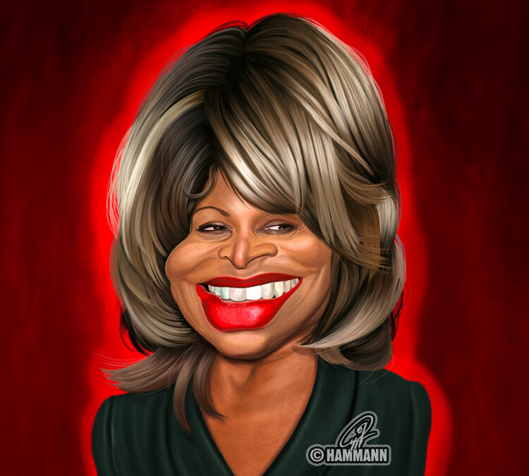 Karikatur Tina Turner 01