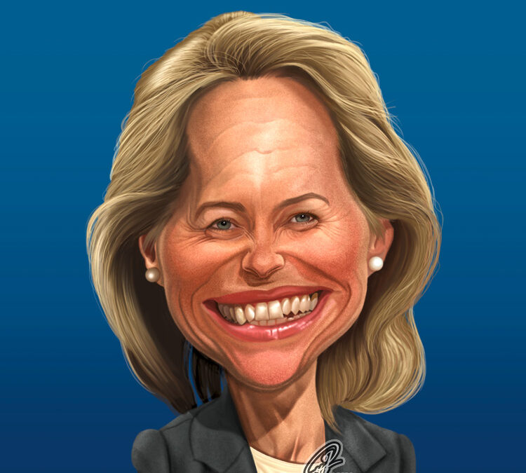 Karikatur Ursula von der Leyen