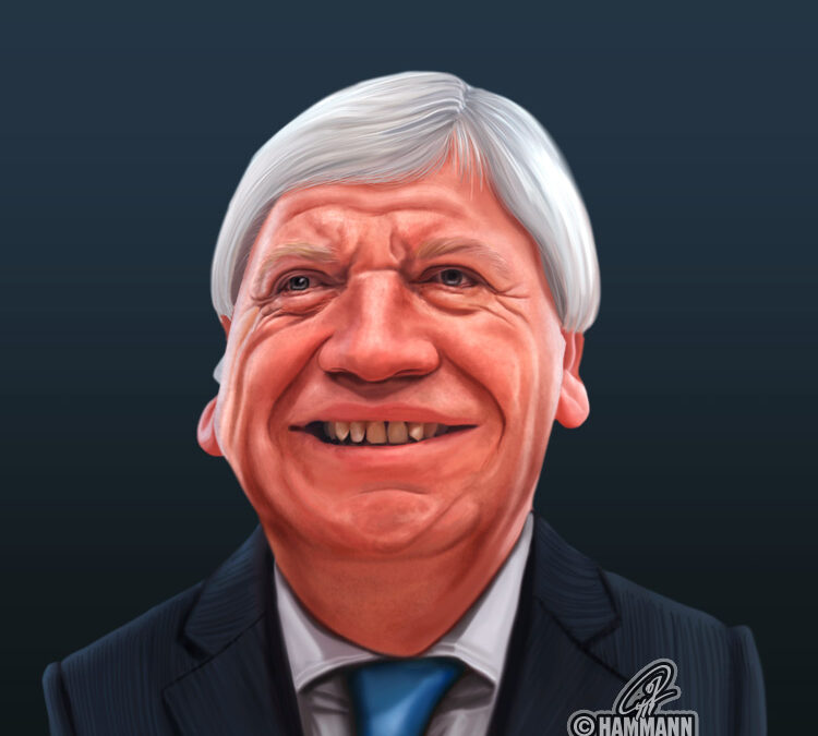 Karikatur Volker Bouffier