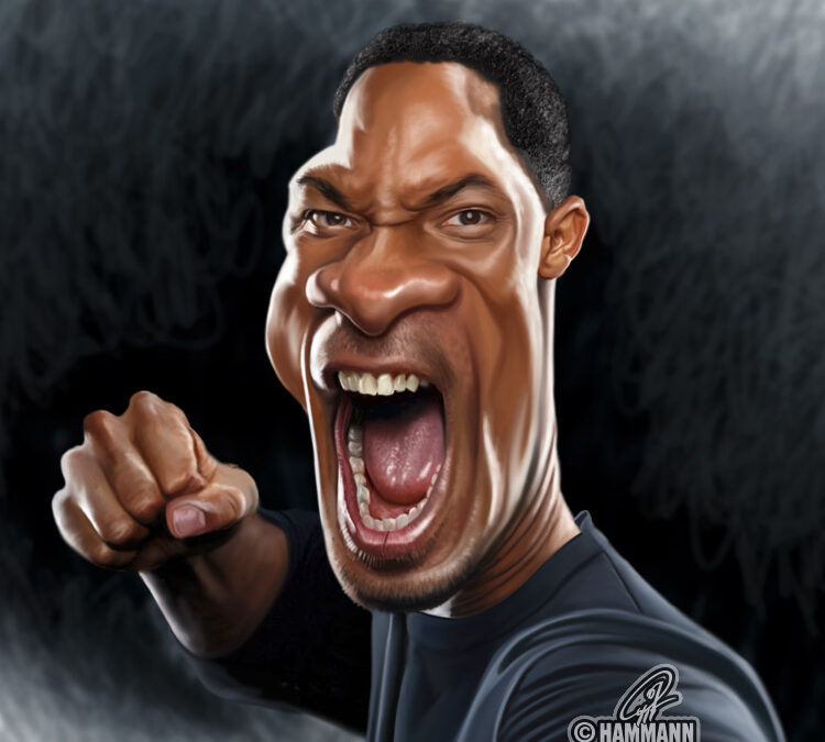 Karikatur Will Smith