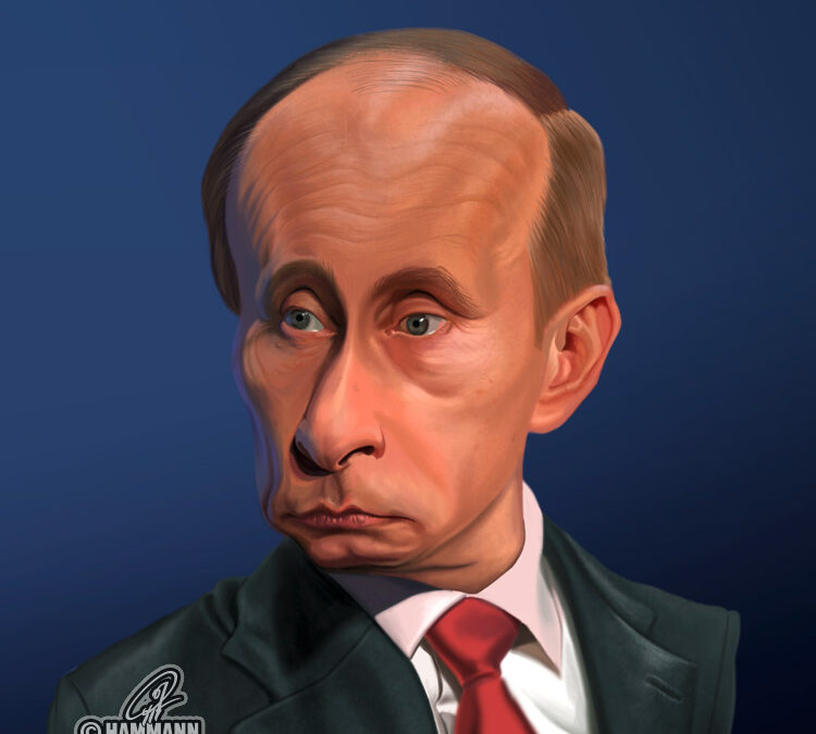 Karikatur Wladimir Putin 01