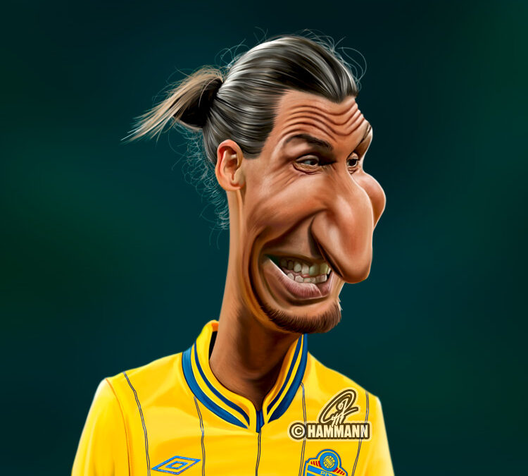 Karikatur Zlatan Ibrahimovic