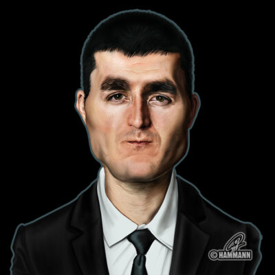 Karikatur Lex Fridman