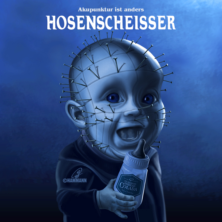 Parody "Hellraiser" – Pinhead als Baby | parodie "Hellraiser" – Pinhead as a baby